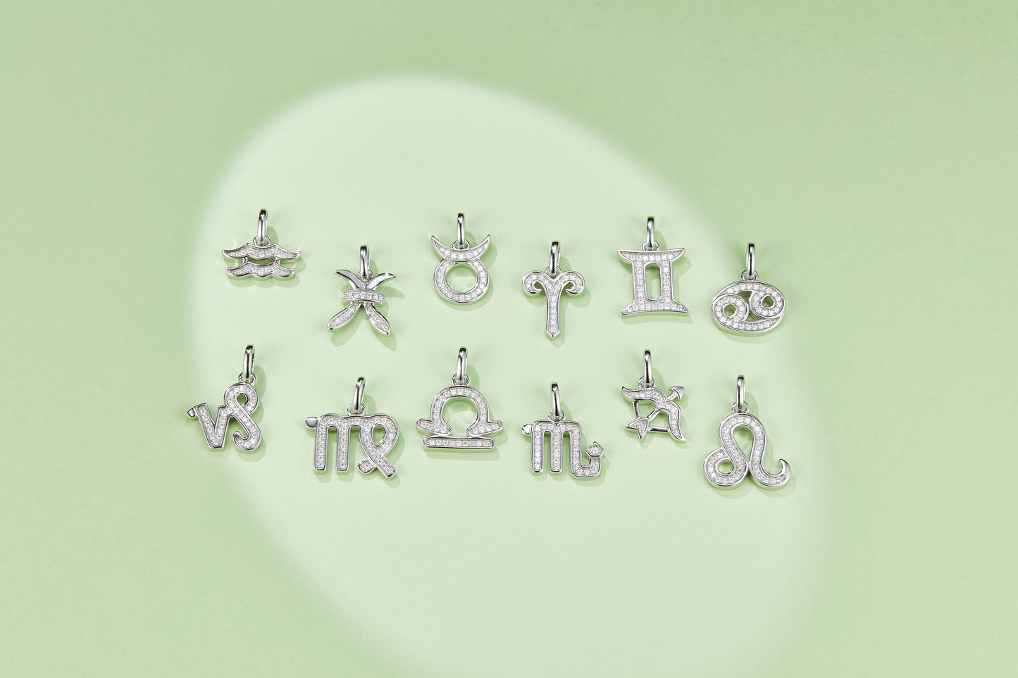 12 Zodiac Signs - Scorpio, Set With Top-quality Moissanite, Luxurious And Fashionable Light Luxury Trend Jewelry, Silver Necklace, Pendant S925, Silver-plated Platinum