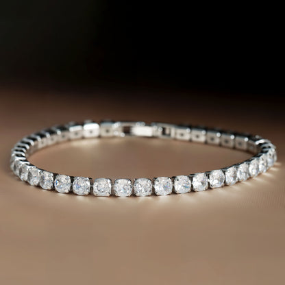 Lightweight Luxury Fully Diamond-encrusted Copper Bracelet