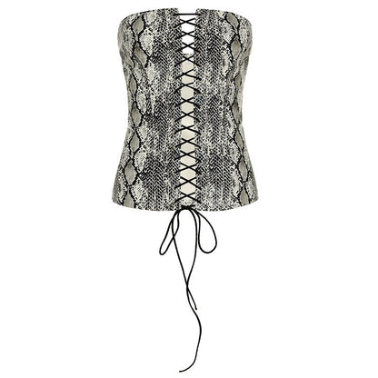 Women's Fashion Polyester Corset Top