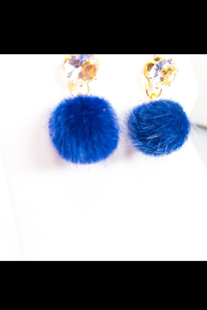Dangle - Fuzzy Drop Earrings